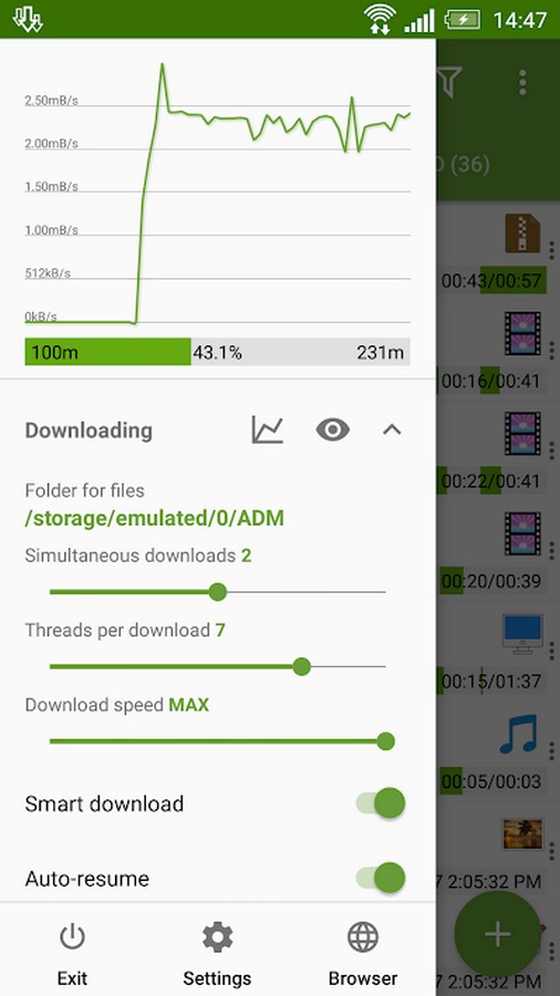 Advanced Download Manager screenshot 2