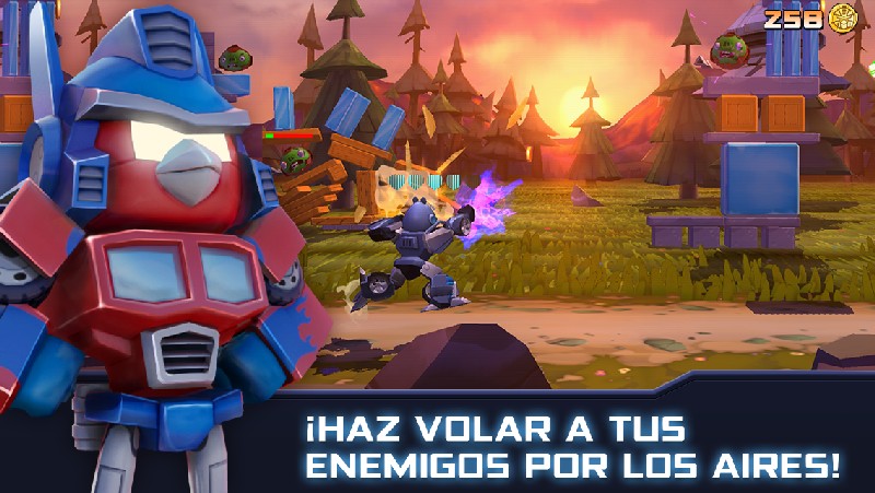 Angry Birds Transformers screenshot 1