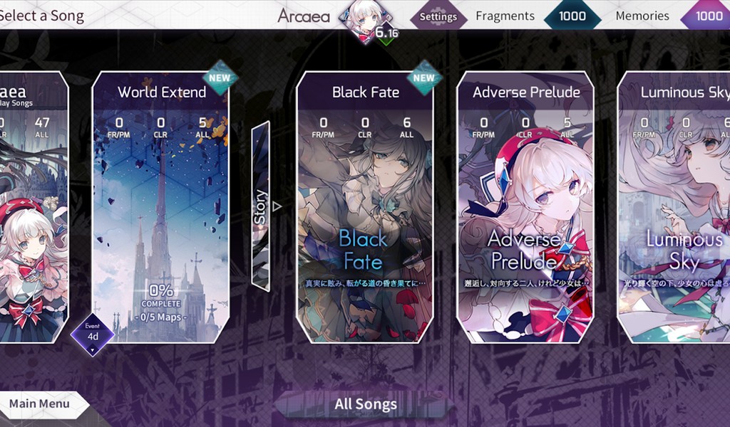 Arcaea screenshot 3