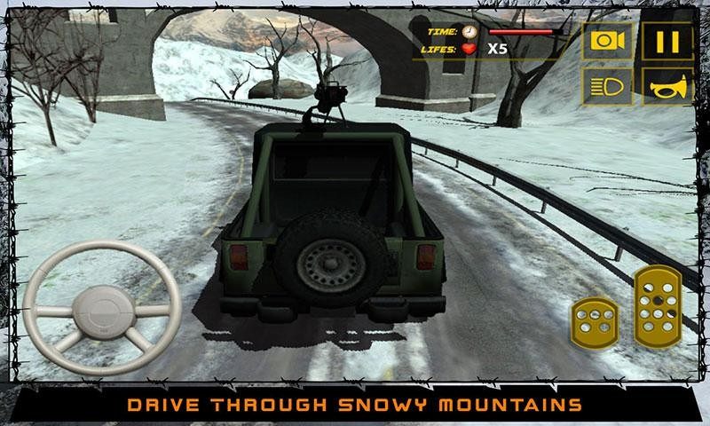 Army War Truck Driver Sim 3D screenshot 1