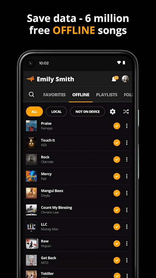 Audiomack screenshot 2