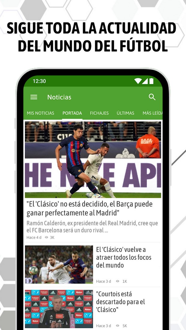 BeSoccer screenshot 2