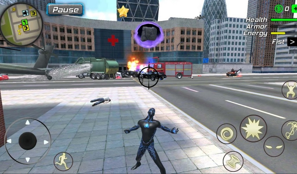 Black Hole Hero: Vice Vegas Rope Mafia screenshot 2
