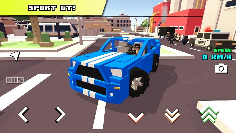 Blocky Car Racer screenshot 1