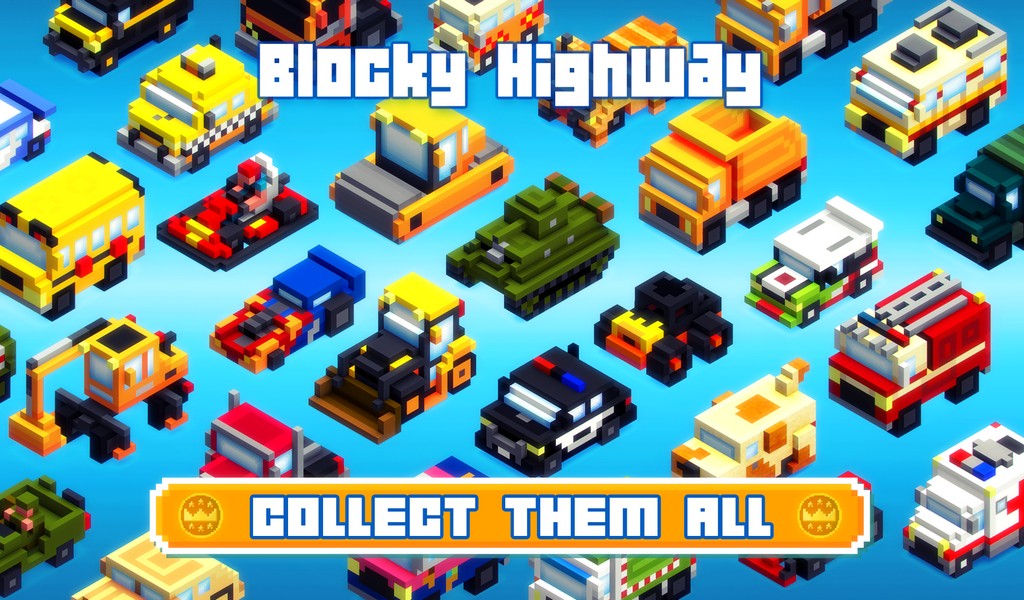 Blocky Highway screenshot 3