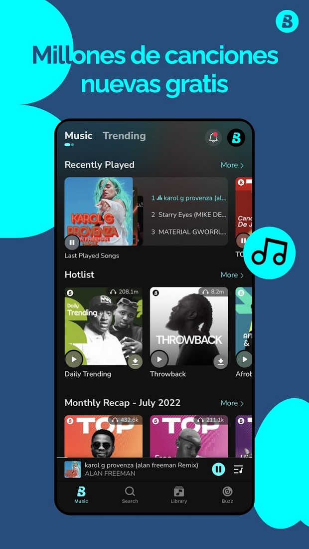 Boomplay screenshot 1