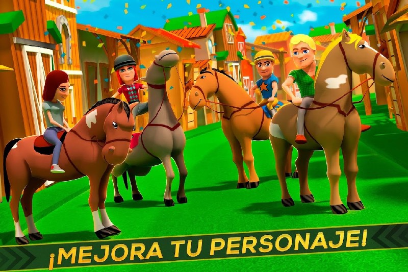 Cartoon Horse Riding Game screenshot 3