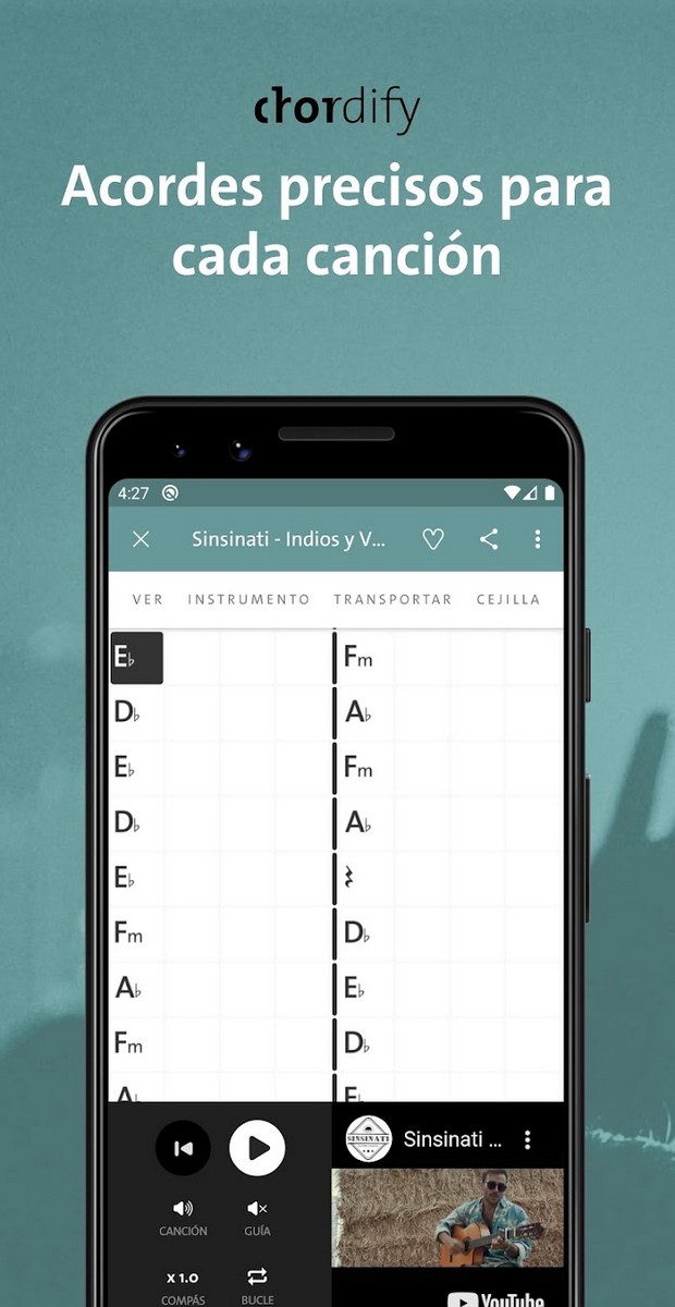 Chordify screenshot 1