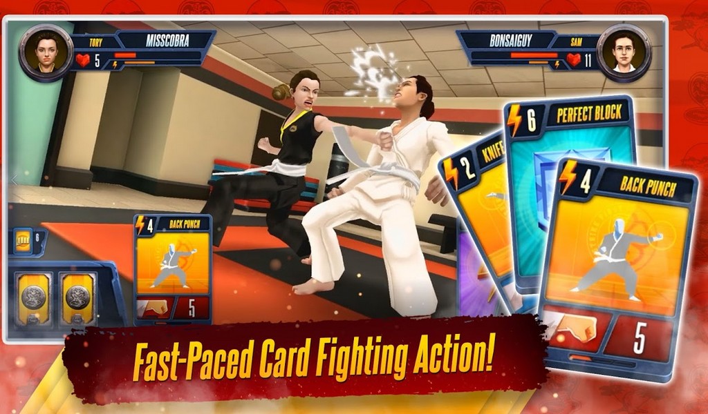 Cobra Kai: Card Fighter screenshot 1