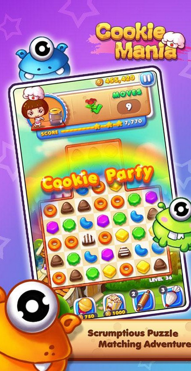 Cookie Mania - Halloween Sweet Game screenshot 1