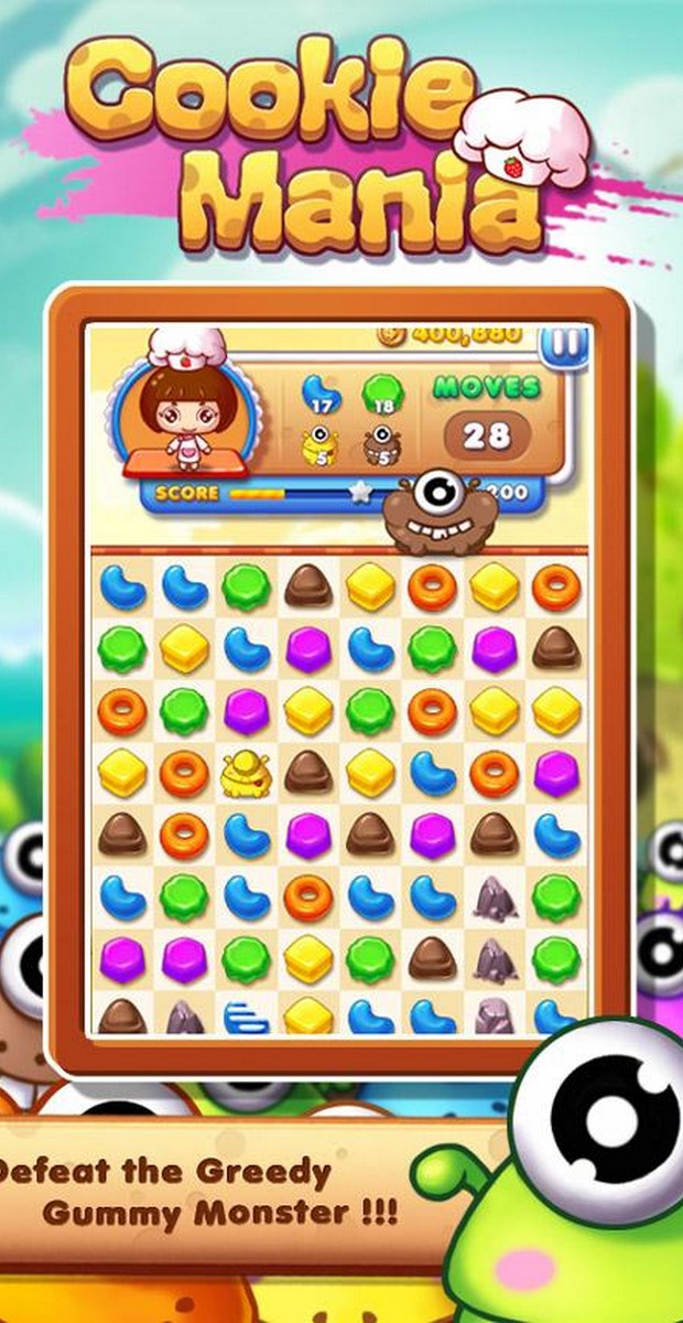 Cookie Mania - Halloween Sweet Game screenshot 2