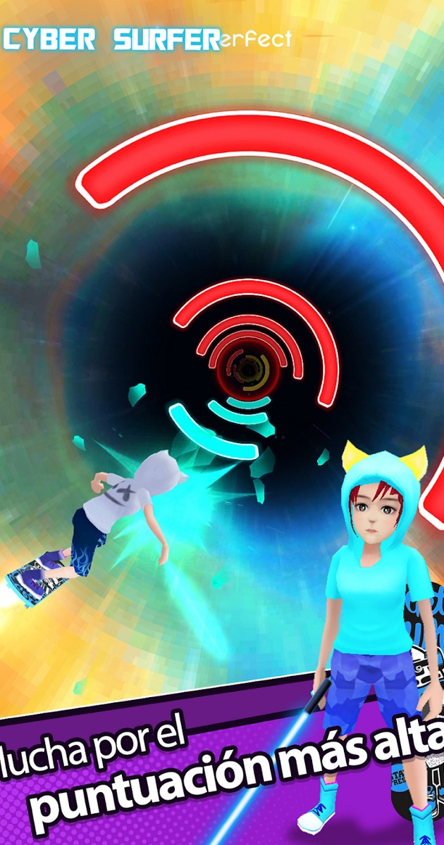 Cyber Surfer: EDM & Patineta screenshot 2