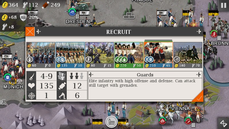 European War 4: Napoleon screenshot 2