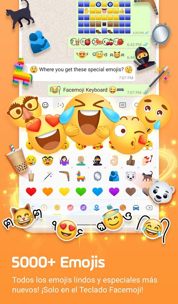 Facemoji Emoji Keyboard screenshot 2