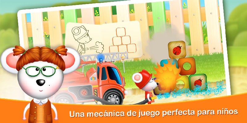 Firetrucks Rescue for Kids screenshot 2