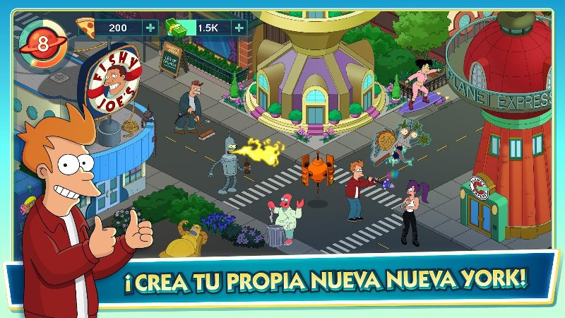 Futurama: Mundos del Mañana screenshot 1