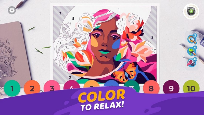 Gallery: Coloring Book & Decor screenshot 2