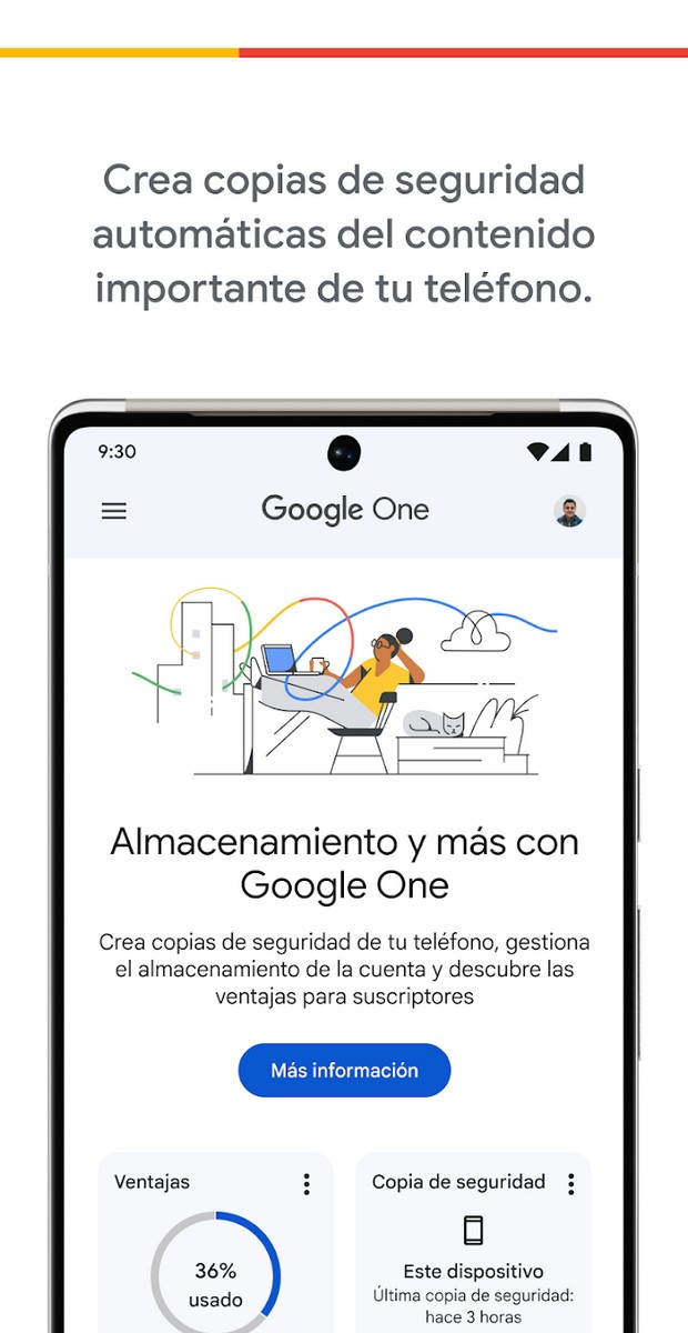 Google One screenshot 1