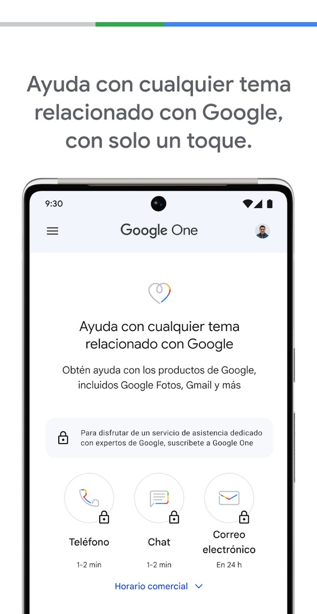 Google One screenshot 3