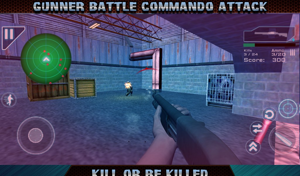 Gunner Battle Commando Attack screenshot 1