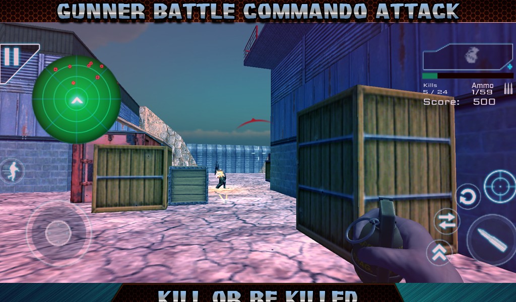 Gunner Battle Commando Attack screenshot 2