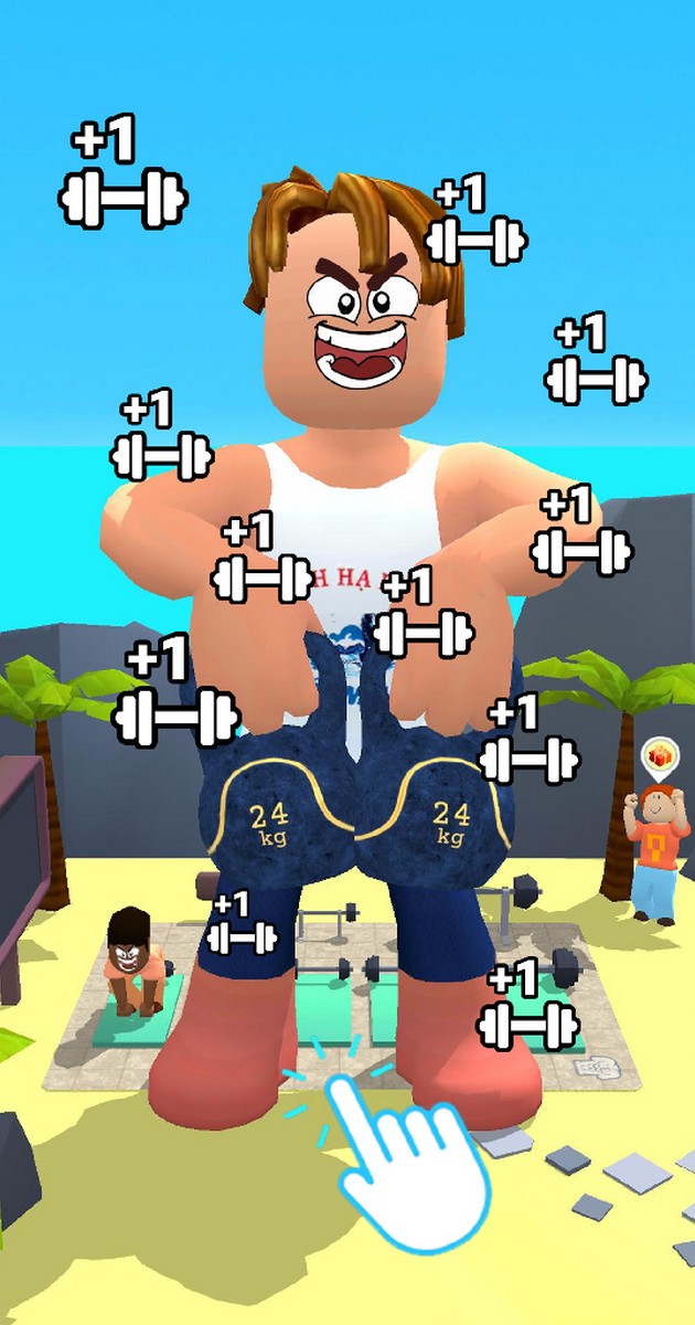 Gym Workout Clicker: Muscle Up screenshot 1