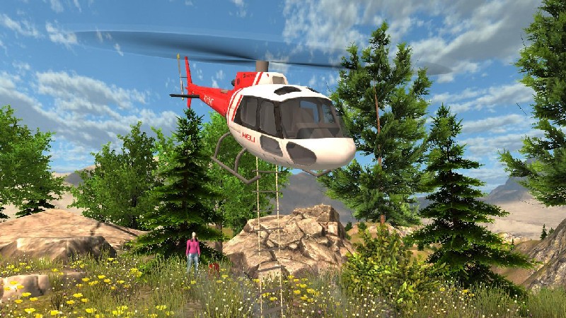 Helicopter Rescue Simulator screenshot 2