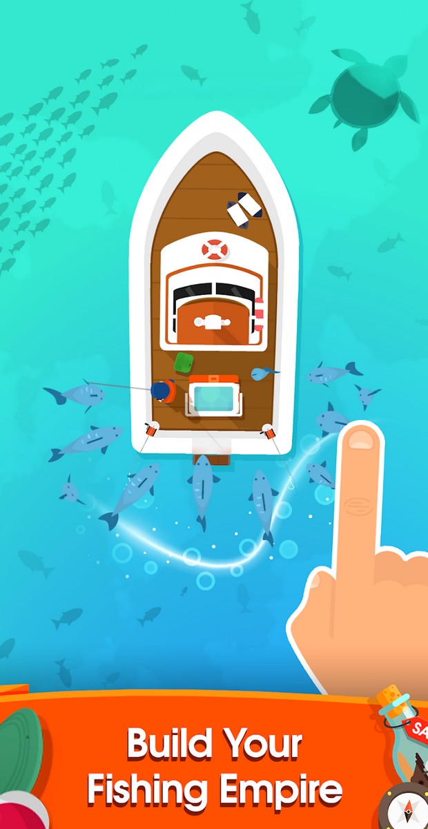 Hooked Inc: Fisher Tycoon screenshot 1