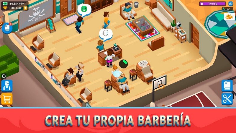 Idle Barber Shop Tycoon screenshot 1