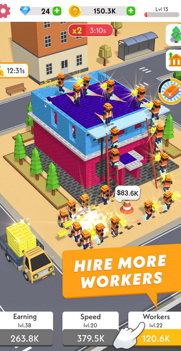 Idle Construction 3D screenshot 3