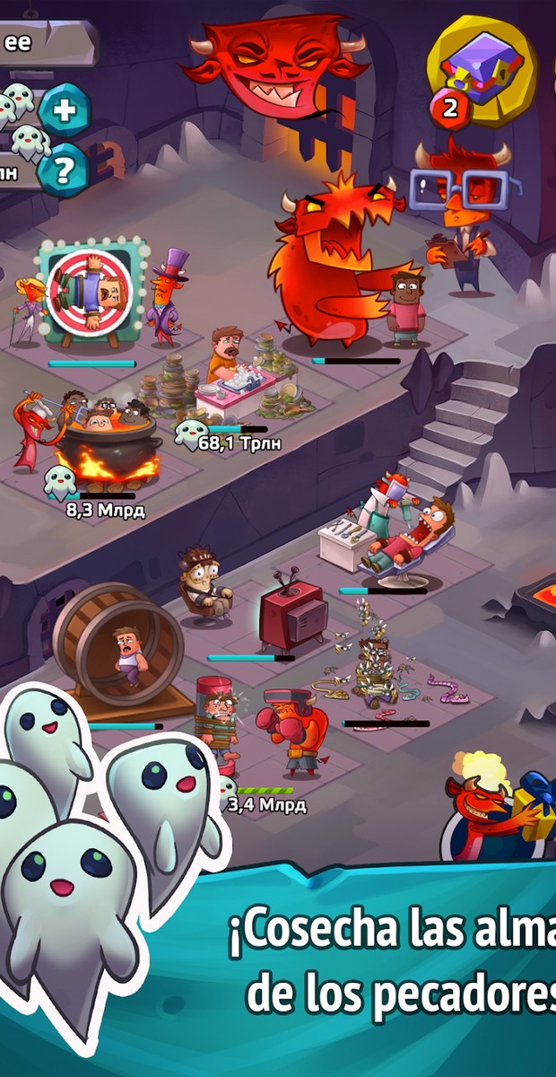 Idle Evil Clicker screenshot 1