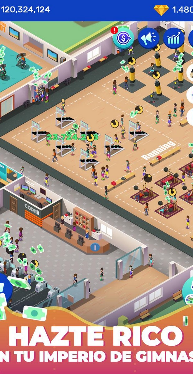 Idle Fitness Gym Tycoon - Workout Simulator screenshot 3