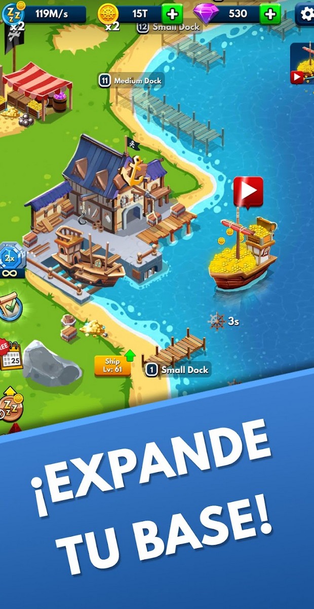 Idle Pirate Tycoon screenshot 2