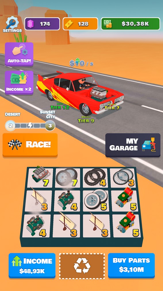 Idle Racer screenshot 2