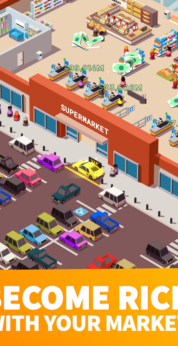 Idle Supermarket Tycoon screenshot 1