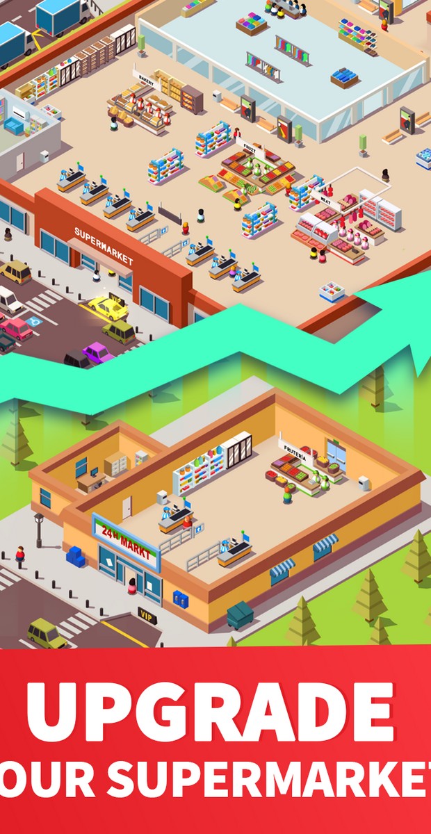 Idle Supermarket Tycoon screenshot 3