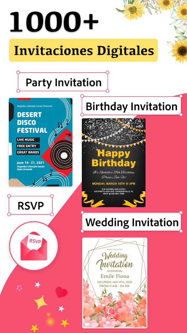 Invitation Card Maker screenshot 1