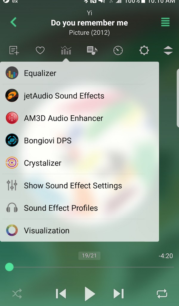 jetAudio HD Music Player Plus screenshot 1