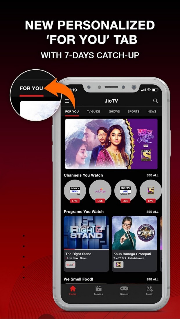 JioTV screenshot 3