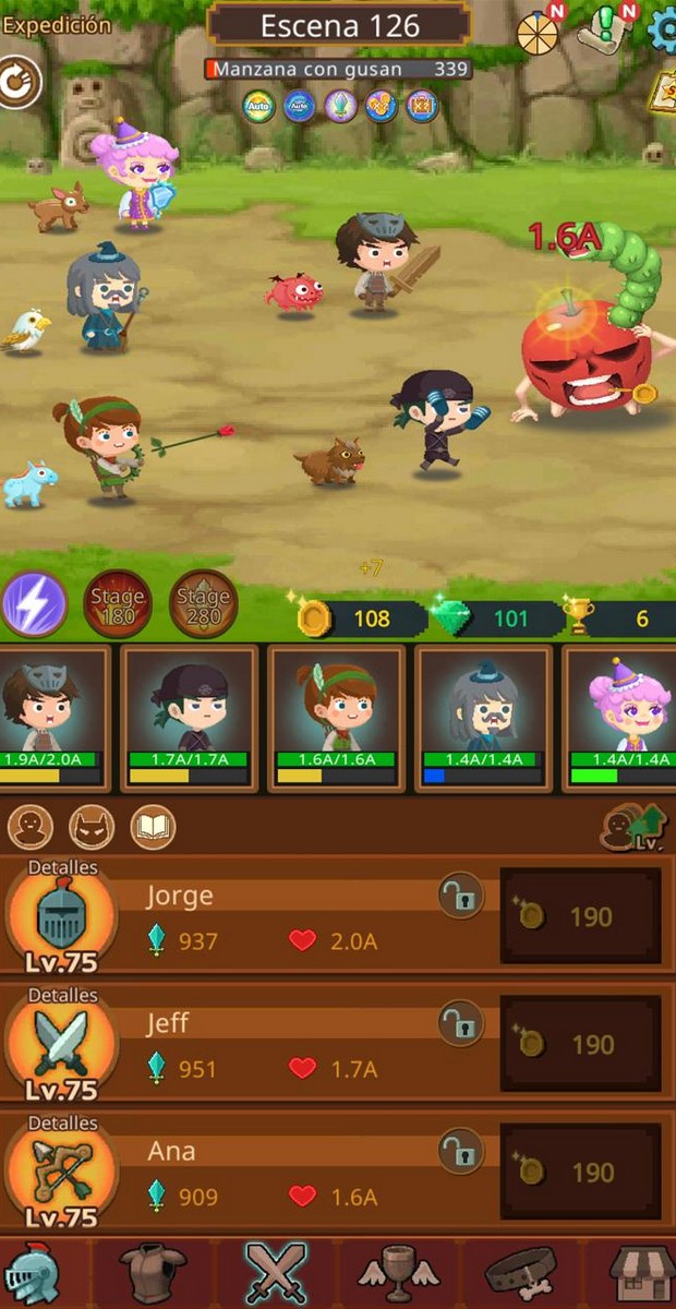 Job Hunt Heroes: Idle RPG screenshot 1