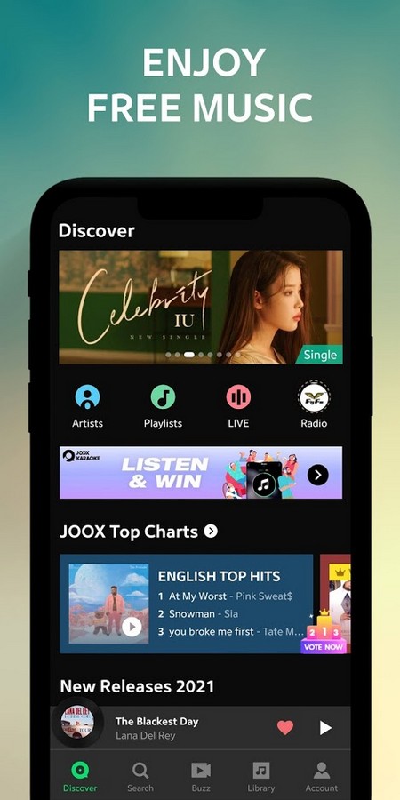 JOOX Music screenshot 1