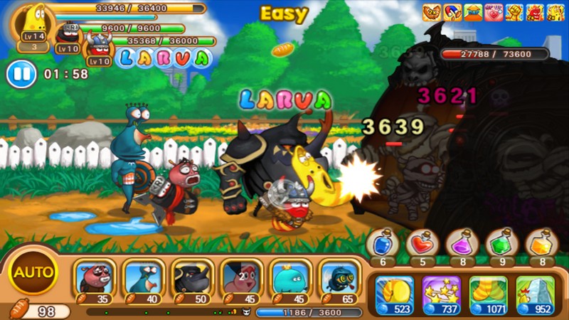 Larva Heroes: Lavengers screenshot 2