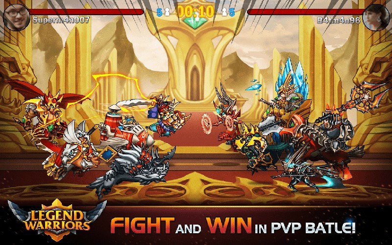 Legend Warriors: Epic Heroes Battle screenshot 3