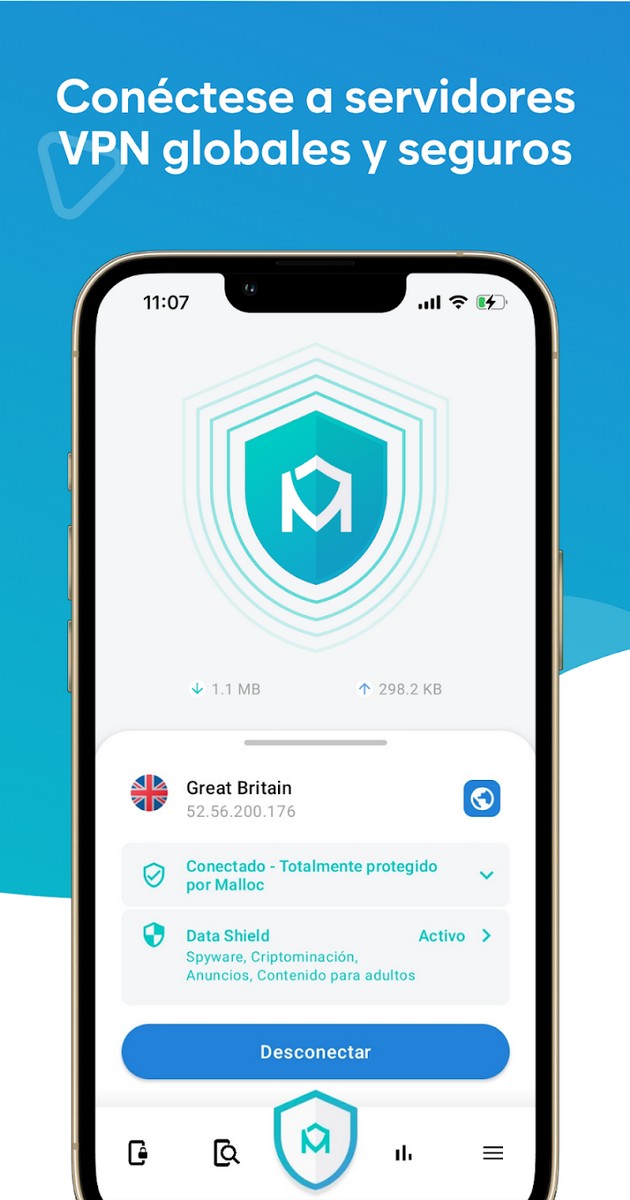 Malloc VPN screenshot 3