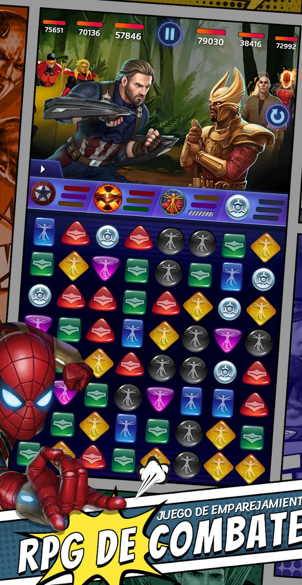 MARVEL Puzzle Quest screenshot 1