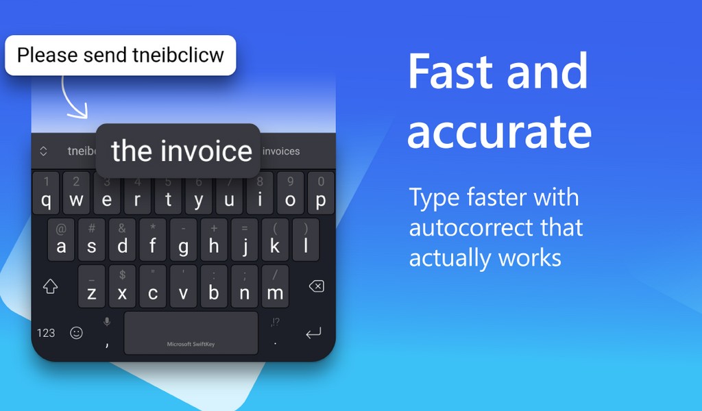 Microsoft SwiftKey Keyboard screenshot 1