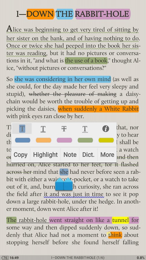 Moon+ Reader Pro screenshot 3