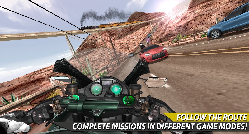 Moto Rider In Traffic screenshot 1