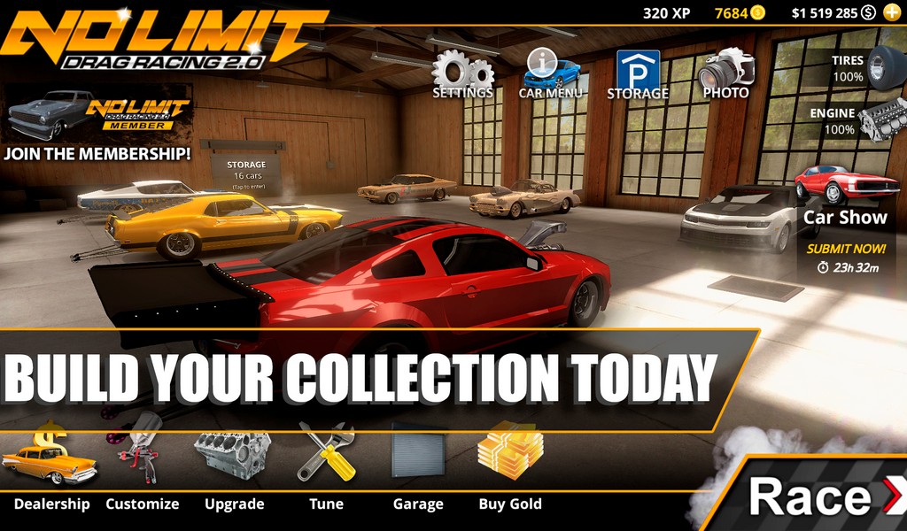 No Limit Drag Racing 2 screenshot 1