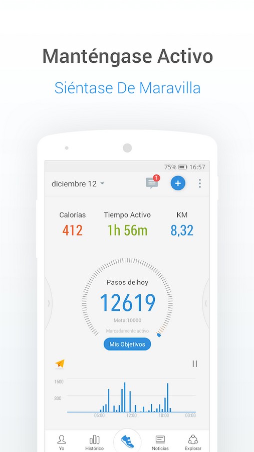 Pacer Pedometer screenshot 1